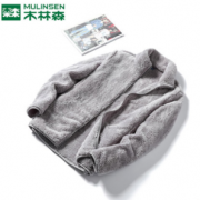 不易掉毛！木林森 男女双层珊瑚绒抓绒外套