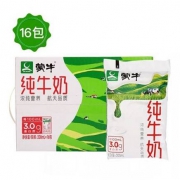 MENGNIU 蒙牛 全脂纯牛奶 200ml＊16袋＊4件