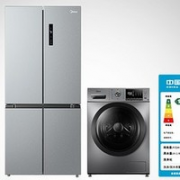 Midea 美的 BCD-523WSPZM(E)+MG100VT55DY 冰洗套装