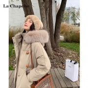 La Chapelle 拉夏贝尔 914613432 女士中长款棉服外套