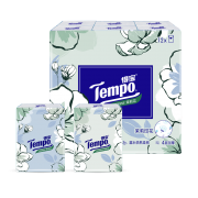 Tempo 得宝 手帕纸 茉莉花味 4层7片12包（210*210mm）