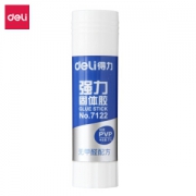 deli 得力 7122 强粘性PVP材质固体胶水/胶棒 21g 单支装