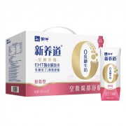PLUS会员：蒙牛 新养道 零乳糖脱脂牛奶250ml×12盒*3件