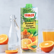 京东极速版:Tamek荅梅肯果汁饮料1000ml  橙汁+寻惠 原汁麦啤酒 350ml*6听