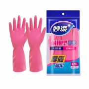 妙洁 耐用型绒里手套  2双装