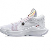 20日20点：LI-NING 李宁 Silencer CJ.迈克勒姆 男子篮球鞋 ABPQ049-3 白色  288元（需定金）