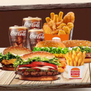 聚划算百亿补贴：BURGER KING 汉堡王 大份量超满足4-5人餐 单次兑换券