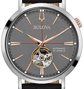 Bulova 宝路华 Classic系列 98A187 镂空背透机械男表