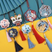 拍3件索芙兰DIY平安符荷包刺绣3套