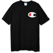L码！Champion 冠军 Life系列 男款纯棉刺绣Logo休闲T恤 含税到手￥73.78