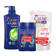 京喜APP：CLEAR 清扬 清爽控油洗发水 500g+100g*2+200g*2