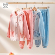 双11预售：Goodbaby好孩子 男女童 珊瑚绒套装 WN21430122