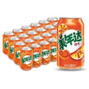 MIRINARA 美年达 橙味碳酸汽水 330ml*24罐