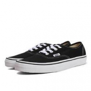 VANS 范斯 AUTHENTIC VN000EE3BLK 男女款运动帆布鞋