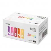 聚划算百亿补贴：ZMI 紫米 彩虹 5号/7号碱性电池 40粒装