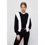 URBAN REVIVO 女士假两件针织衫 WG48S9BX2002