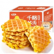 京东极速版:千丝 千格华夫饼 整箱400g