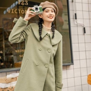 30日10点：INMAN 茵曼 1804270HM235 女士毛呢大衣