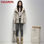 YAYA 鸭鸭羽绒服 DYE06Q0080 女士风衣