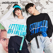 JACK&JONES 杰克琼斯 220333102 情侣款卫衣