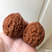 新手必入！减压神器正宗王勇官帽文玩核桃手把件