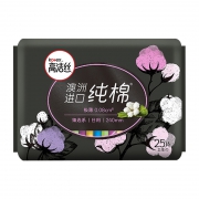 1日0点、88VIP：kotex 高洁丝 超薄柔软透气卫生巾纯棉 240mm×25片 *5件