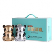 PLUS会员：舍得 金猫银猫 52度 浓香型白酒 500ml*2瓶