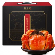 PLUS会员：京东自营 隆上记 鲜活大闸蟹 全母2.9-3.2两 8只礼盒装