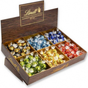 Lindt 瑞士莲 Lindor系列 夹心巧克力球鉴赏礼盒138粒（6口味，1718g）