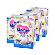 Merries 妙而舒 婴儿拉拉裤 XXL 26片 4件装