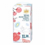 预防红屁屁！宜婴 弱酸水果系列 婴儿拉拉裤 XL36片