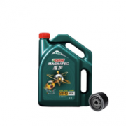 Castrol 嘉实多 小保养套餐 5W-40 SN级 全合成机油 4L 新磁护