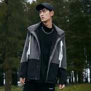 限尺码、14日10点：PEACEBIRD 太平鸟 男士机能夹克外套 BWBCA393089