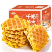 京东极速版:千丝 千格华夫饼 整箱400g