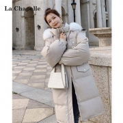 La Chapelle 拉夏贝尔 914413744 女士大毛领棉服
