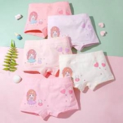 熊熊联盟 A类纯棉女童内裤 5条