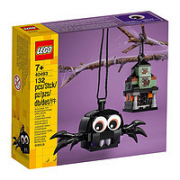 LEGO 乐高 万圣节系列 40493 蜘蛛与鬼屋套装