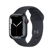1日0点：Apple 苹果 Watch Series 7 智能手表 41mm GPS+ 蜂窝版 铝金属表壳 午夜色