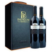 BADAGONI 巴达果尼 萨别拉维SAPERAVI 干红葡萄酒 750mL*2 双支礼盒装