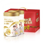 蒙牛 中老年人 鱼油高钙奶粉800g*2罐 富含多种营养 0蔗糖