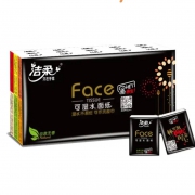 京东极速版:C&S 洁柔 黑Face系列 手帕纸 4层*6片*30包  182*186mm