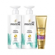 PANTENE 潘婷 洗护套装 洗发水500g*2+护发素70ml（赠 潘婷洗发水补充装230ml+飘柔 洗发露补充装230ml）  *2件