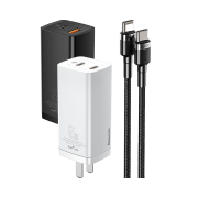 双11预售：BASEUS 倍思 CCGAN65UC GaN Lite 氮化镓充电器 65W 白色