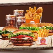 聚划算百亿补贴：BURGER KING 汉堡王 大份量超满足4-5人餐 单次兑换券