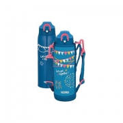 5日10点、前1000件：THERMOS 膳魔师 FHO-1001 蓝色小旗1L 背带儿童保温杯