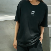 双11预售：VANS 范斯 VN0A5H6XBLK 情侣款T恤