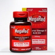 美国产 MegaRed 南极磷虾油胶囊 120粒/瓶 通血管降三高