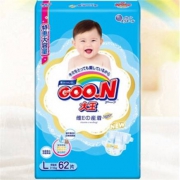 PLUS会员：GOO.N 大王 维E系列 纸尿裤 L62片*4件