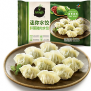 皮薄馅多！bibigo 必品阁 鲜菜猪肉迷你水饺  640g 70只