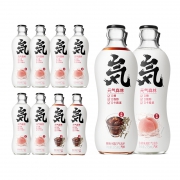 元气森林 玻璃瓶 气泡水 275ml*8瓶（白桃6瓶+酸梅汁2瓶）*3件